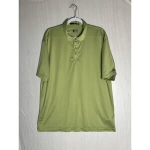 Nike Tiger Woods Mens Golf Polo Shirt Green Dri-Fit Short Sleeve Performance XL